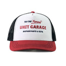 BMW R 850 GS / R 1100 GS / R 1150 GS Adventure [1994-2004] - Vintage Unitgarage Trucker Hut weiß/rot