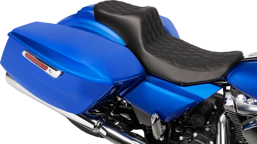 harley davidson touring [DRAG SPECIALTIES] – sedadlo Predator III s prodlouženým dosahem