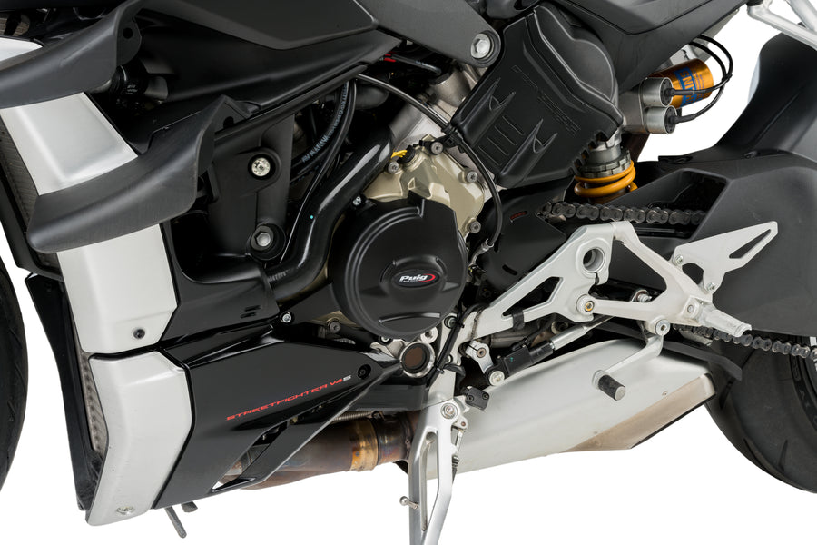 DUCATI STREETFIGHTER V4S [2022] – Kryty motoru – Černá