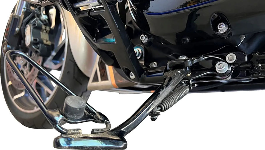 harley davidson flfb [PAUL YAFFE BAGGER NATION] – montážní blok boční stojan