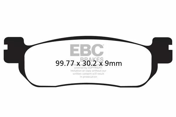 Yamaha TT 600 R [EBC] - „TT“ Sport Karbon Fusion Brzdy