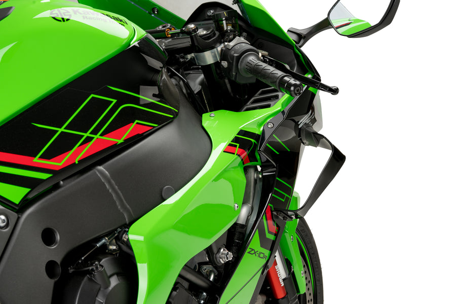 KAWASAKI ZX-10RR [2025] – závodní boční spoiler – černý