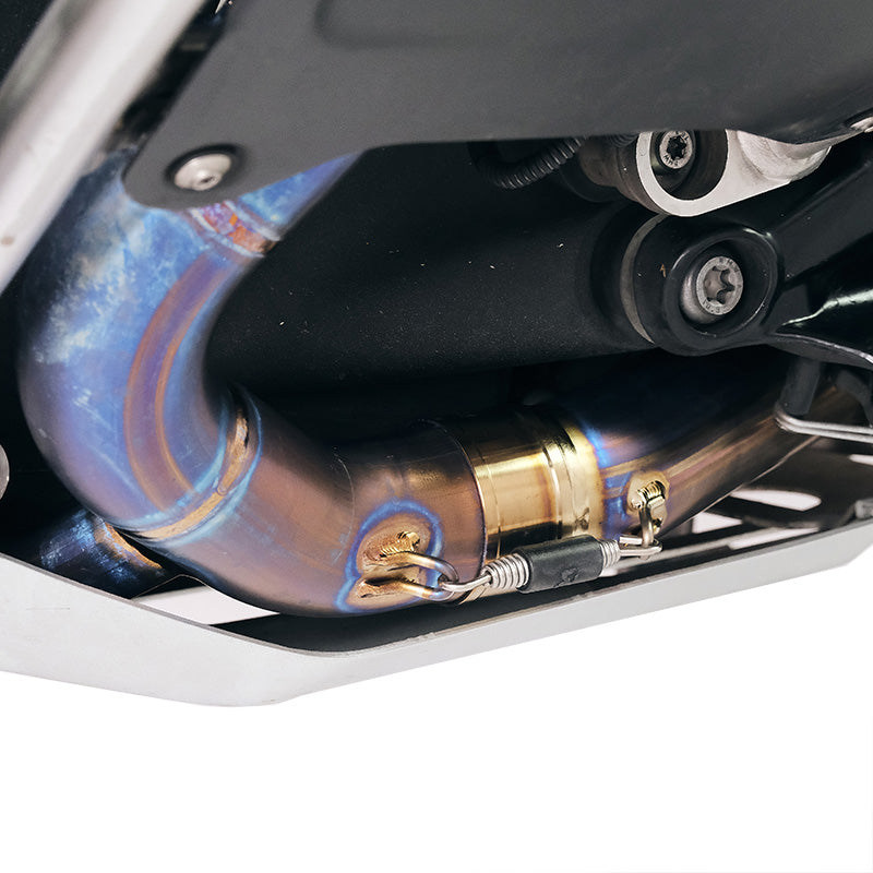BMW R 1300 GS [2024–2026] - Akrapovic Titan-Auspuffkrümmer + Motorkontrollleuchte EURO 5 + und ADV