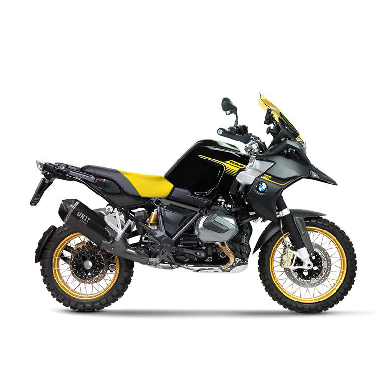 BMW R 1250 GS LC Rad [2019-2023] - Rally-Sitzbankbezug 40 Jahre Gelb/Schwarz