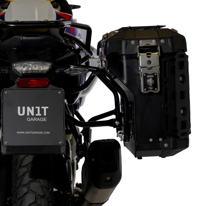 BMW F 450 GS [2026-] - Atlas Aluminium-Taschenpaar 39L + 32L + Atlas Aluminium-Satteltaschenrahmen