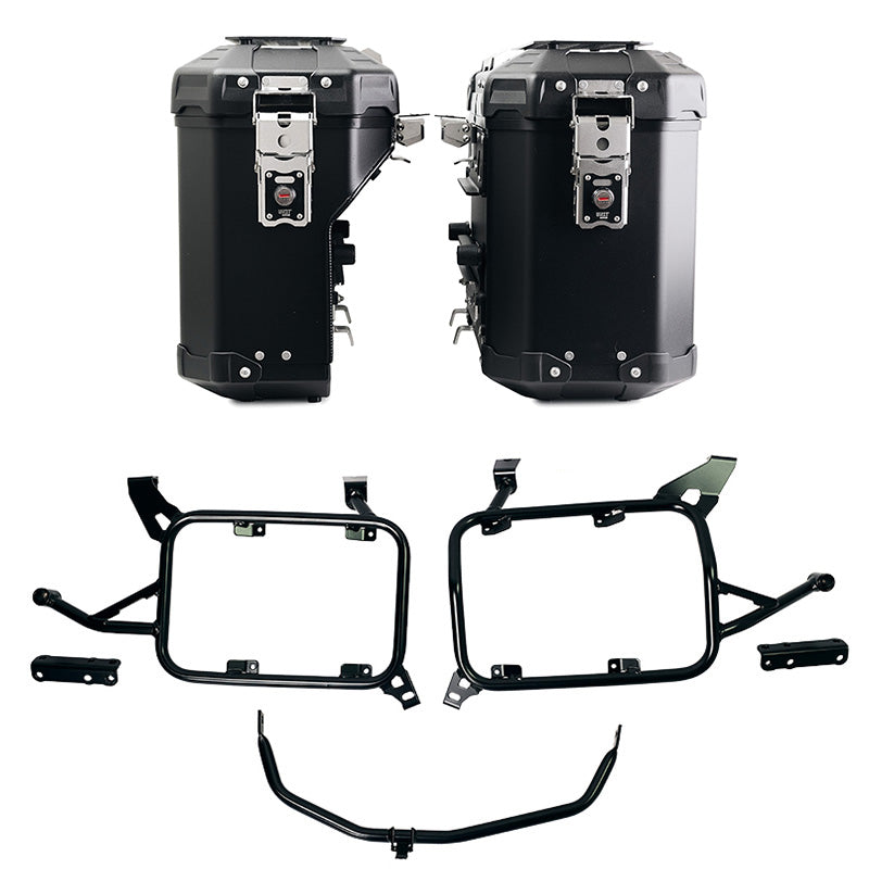 BMW F 850 GS Adventure [2019-2024] - Atlas Alu-Taschenpaar 39L + 32L + Atlas BMW F850GS und ADV Alu-Satteltaschenrahmen