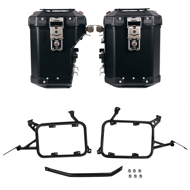 BMW R 1250 GS Adventure [2019-2023] - Atlas Alu-Seitenkoffer-Set 48L + 41L + Taschenrahmen Alu R1200GS LC - R1250GS & ADV