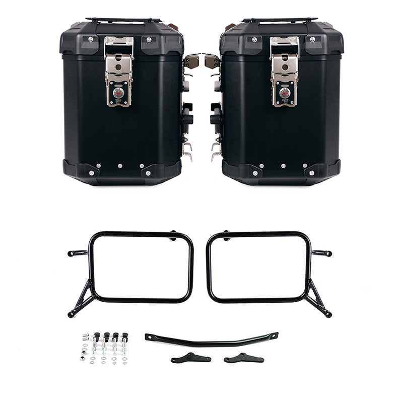 BMW R 850 GS / R 1100 GS / R 1150 GS Adventure [1994-2004] - Atlas Alu-Seitenkoffer-Set 48L + 48L + Taschenrahmen Alu R850R - R1100R - R1150R, R850GS - R1100GS - R1150GS & ADV