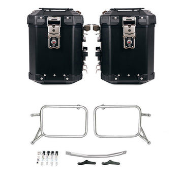 BMW R 850 GS / R 1100 GS / R 1150 GS Adventure [1994-2004] - Atlas Alu-Seitenkoffer-Set 48L + 48L + Taschenrahmen Alu R850R - R1100R - R1150R, R850GS - R1100GS - R1150GS & ADV