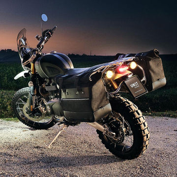 BMW R 1200 GS LC Rad [2013-2019] - Paar Cult-Seitentaschen aus Spaltleder 40L - 50L + Aluminiumplatte