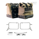 BMW R 850 GS / R 1100 GS / R 1150 GS Adventure [1994-2004] - Paar Cult-Seitentaschen Spaltleder 40–50L + Alu-Platte + Taschenrahmen Alu R850R - R1100R - R1150R, R850GS - R1100GS - R1150GS & ADV