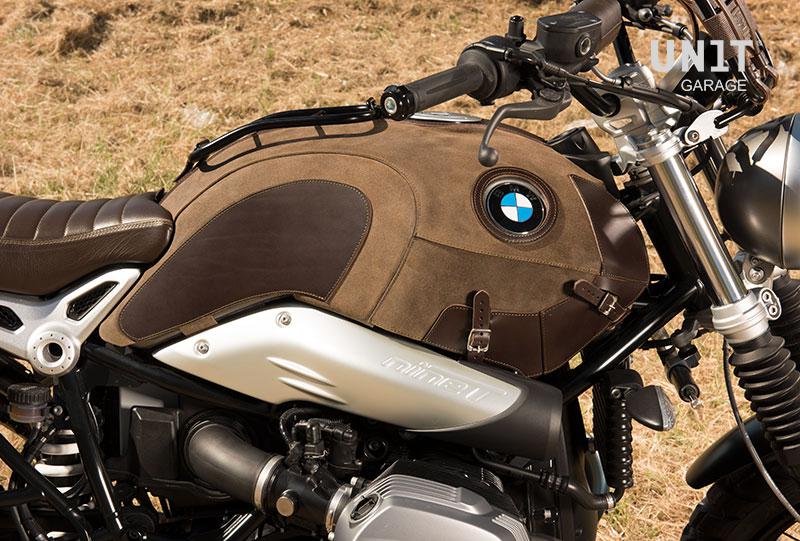 BMW R nineT 1200 Scrambler [2016-2023] - Tankabdeckung aus Leder