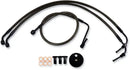 Harley Davidson Flhri [LA CHOPPERS] – Midnight Braided Brake Line Kit