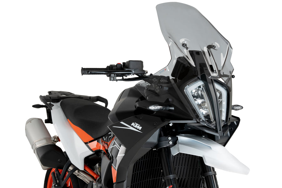 KTM 890 SMT [2025] – cestovní obrazovka – silně tónovaná