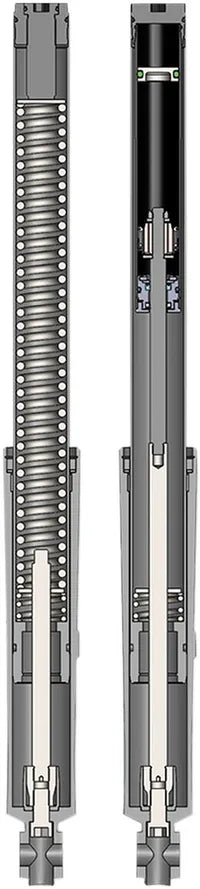 Harley Davidson Flhtk [PROGRESSIVE SUSPENSION] – sada vidlí s jednotrubkovou kazetou