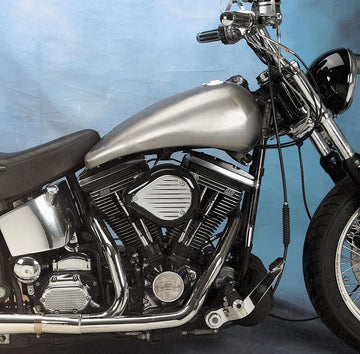 Harley Davidson FXSTS [DRAG SPECIALTIES] – 2" prodloužená, dvoudílná sada plochých nádrží - 0