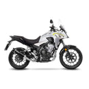 honda cb 500 [LEOVINCE] – Zadní tlumič Nero - nerez-2