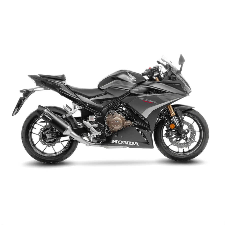 honda cb 500 [LEOVINCE] – Zadní tlumič Nero - nerez