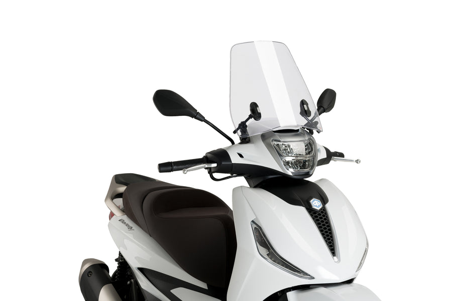 PIAGGIO BEVERLY 300 S [2025] – obrazovka na městský skútr – průhledná