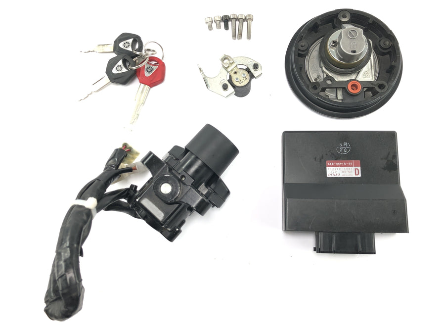 Yamaha MT07 RM04 [2014] - Sada zámků zámek zapalování zámek zámku sedadla zámek ECU imobilizér