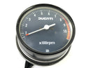 Ducati SL 600 Pantah [1982] - kokpitové armatury Tako Tachometer s ovládacími světly a zámkem zapalování-7