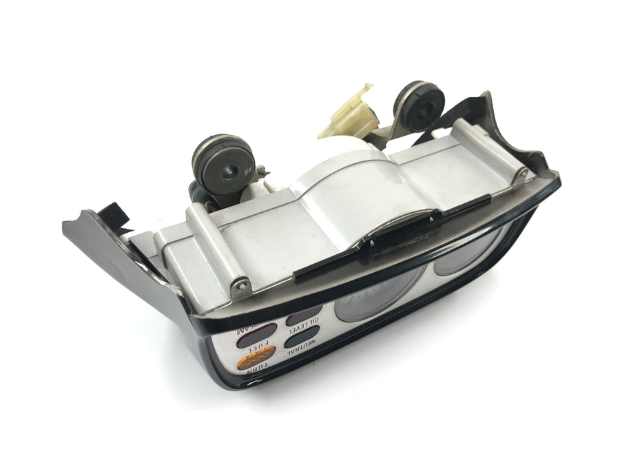 Yamaha V Max 1200 2LT [1998] - Displej přístrojů v kokpitu kontrolky ukazatele teploty tachometru