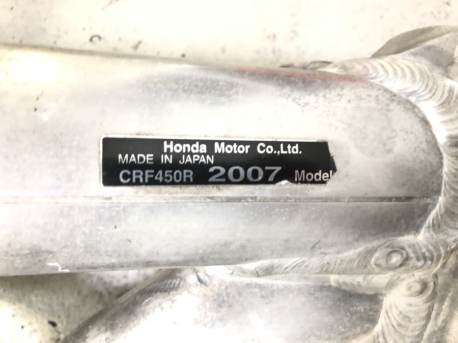 Honda CRF 450 R [2007] - Rám hlavního rámu hliníkový bez papírů