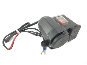 Suzuki Intruder VL 1500 AL [2000] - 12V USB zásuvka dvojitá USB nabíjecí zásuvka