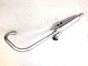 Kawasaki W 650 EJ650A [1999] - Výfukový systém levý, sběrné výfukové potrubí, tlumič