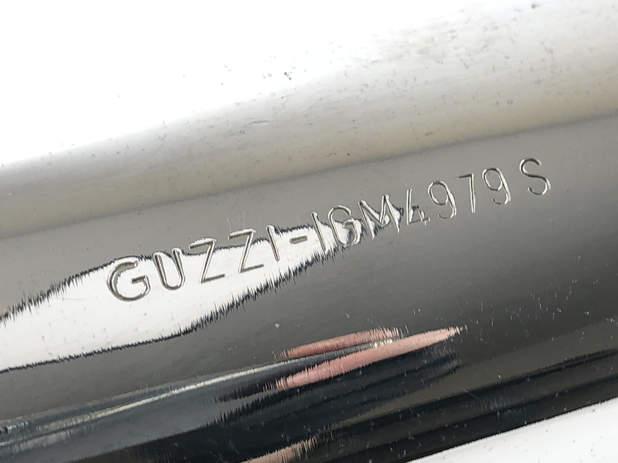 Moto Guzzi V7 Special [1971] - zadní tlumič výfuku levý tlumič chromovaný