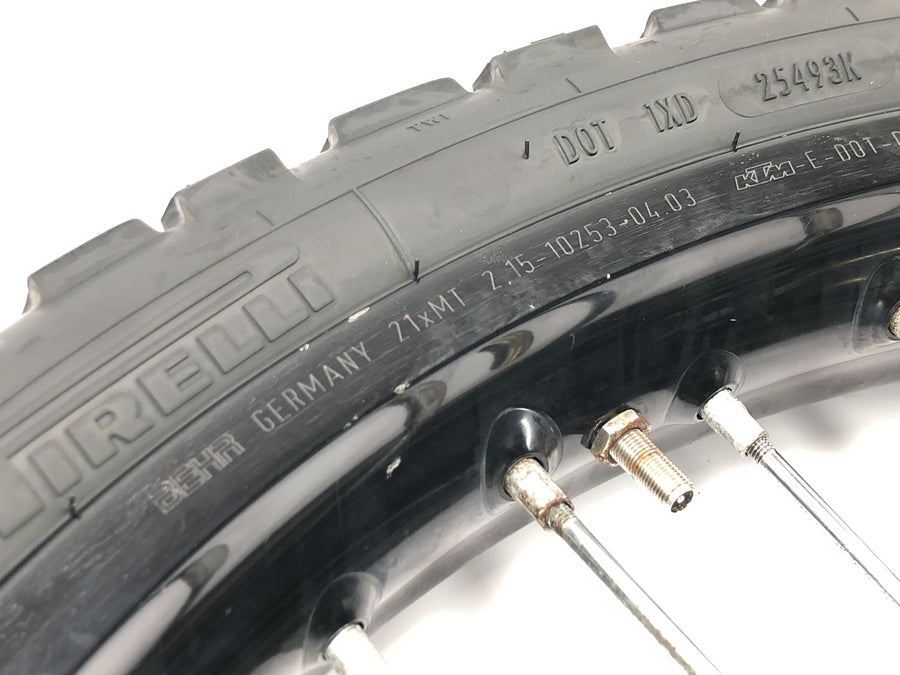 KTM 950 Adventure LC8 [2004] - paprskové kolo předního ráfku 2,15 x 21"