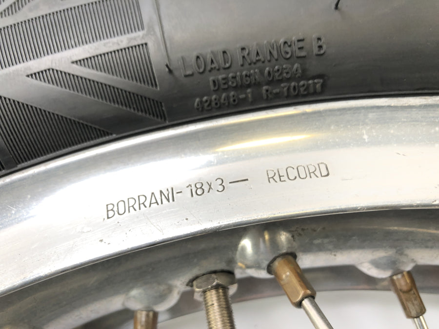 Moto Guzzi v7 Special [1971] - Hinterrad Rad Rim na zadní straně Borrani