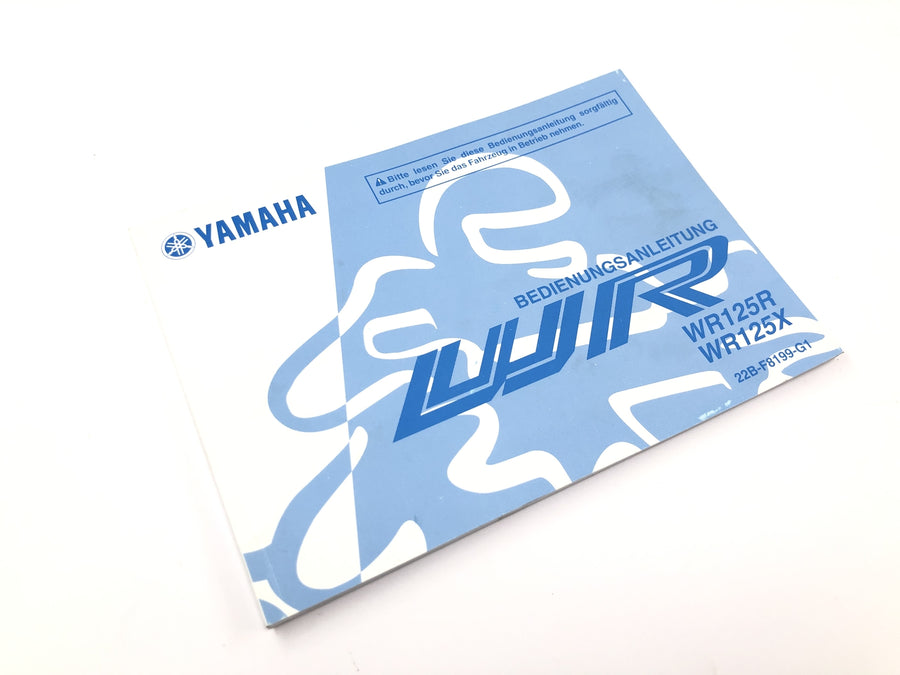Yamaha WR 125 X DE07 [2010] - Uživatelská příručka manuál manuál ovladače