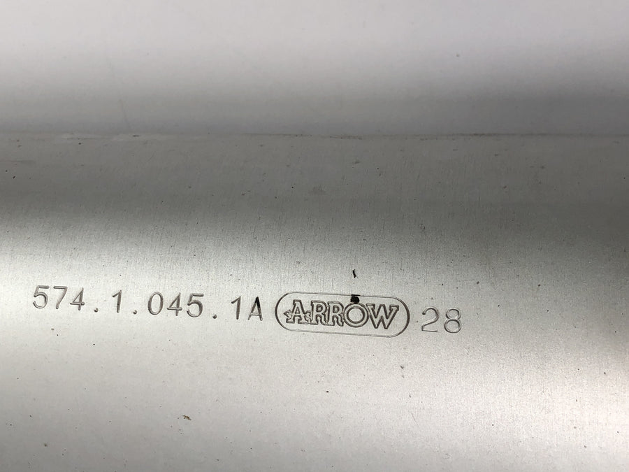 Ducati ST3 S3 [2004] - tlumič levého výfuku ARROW tlumič stříbrný