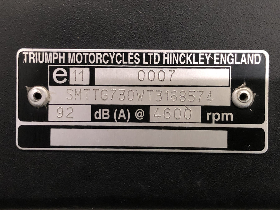 Triumph Tiger 955i 709EN [2003] - Rám s papíry