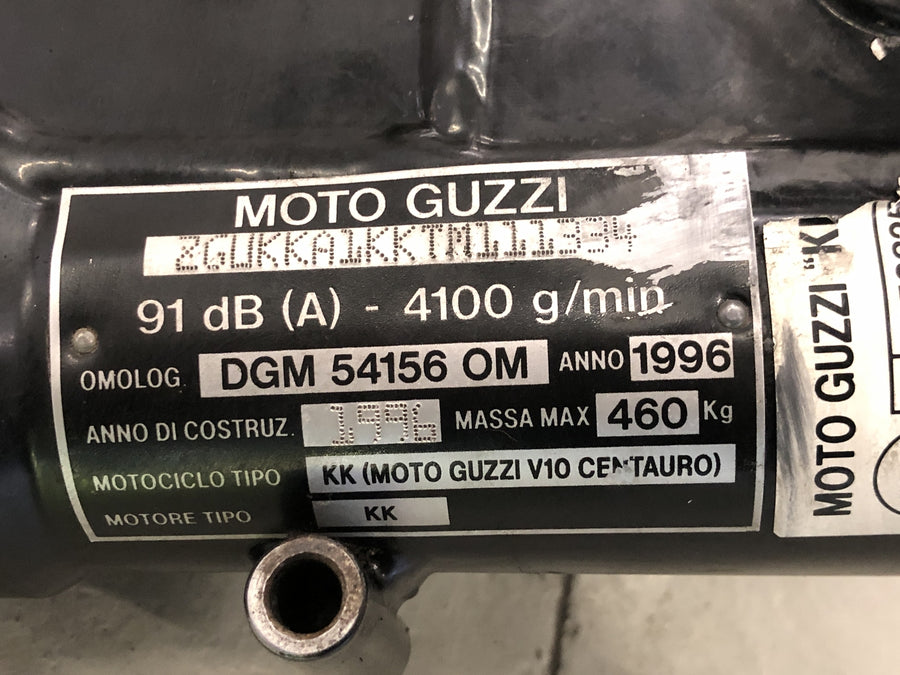 Moto Guzzi V10 Centauro [1998] - Rám s papírovým hlavním rámem