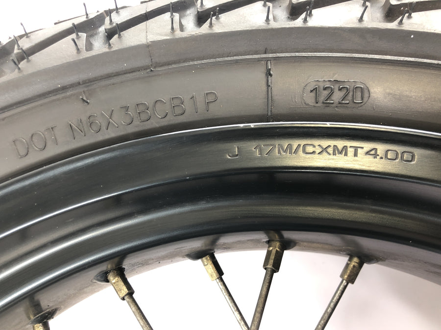 Honda FMX 650 RD12 [2006] - Ráfkové kolo zadního kola 4,00 x 17"
