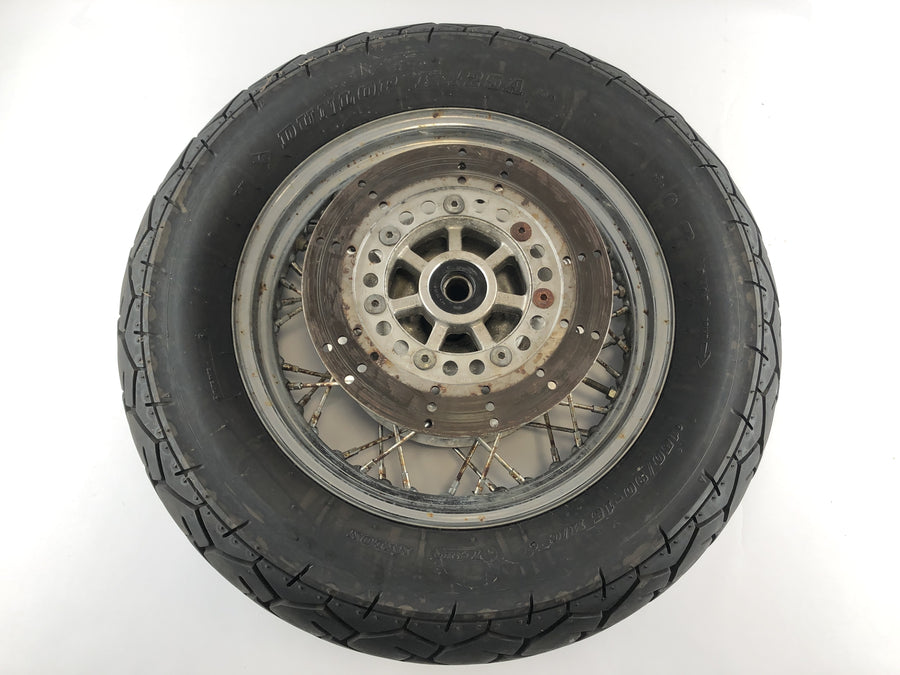 Kawasaki VN 1500 A [1995] - okraj zadního kola za Takasago J 3,00 x15 Dunlop K425a 150 90 15 15