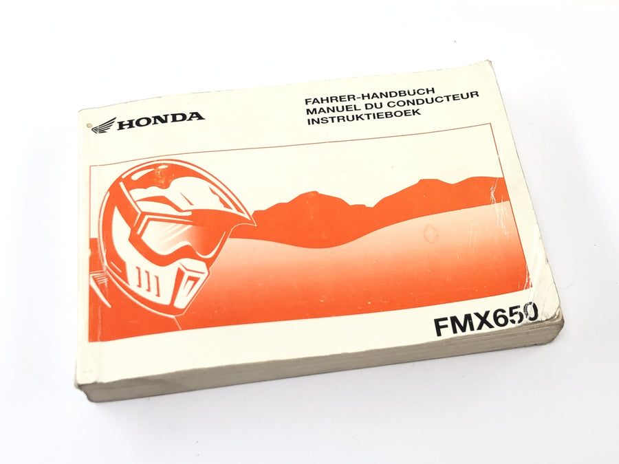 Honda FMX 650 RD12 [2006] - Manuál řidiče Uživatelský manuál Uživatelský manuál