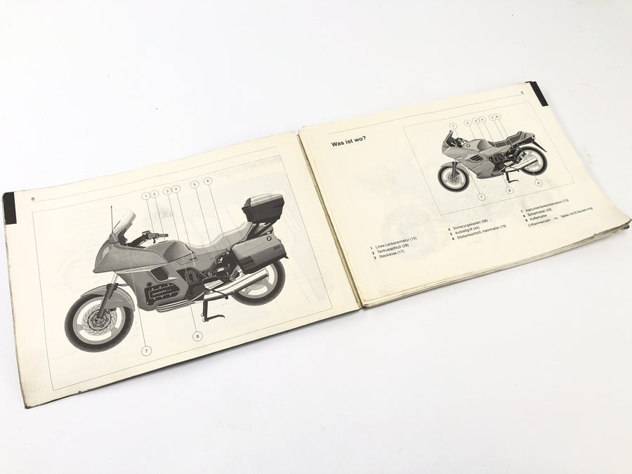 BMW K 1100 RS [1991] - Provozní pokyny