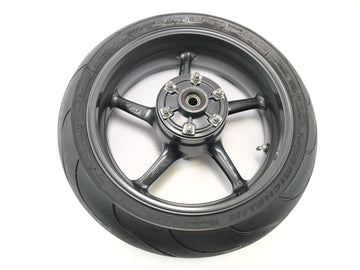Triumph Street Triple R 675 D67LD [2010] - Hinterrad Rim Wheel RAD pneumatiky 5.5x17 "
