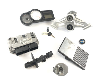 BMW K 1300 S K12S [2010] - zámečník Zündchlos CDI Tank Lock pro Gabelbrücke nad tacho kokpitem ECU