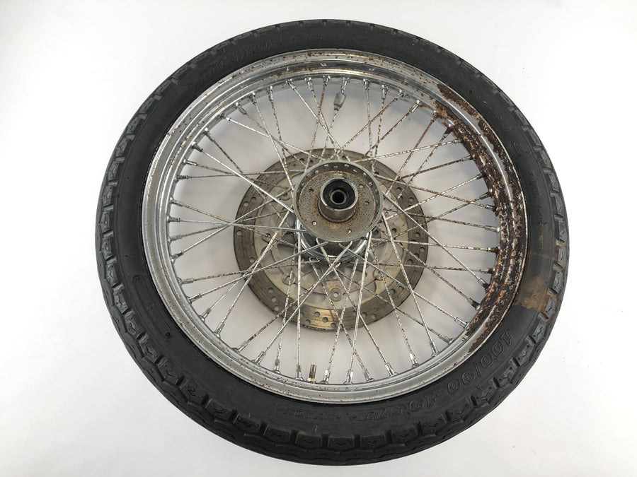 Kawasaki VN 1500 A [1995] - ráfku předního kola vpředu Takasago 19 x 2.15 Dunlop Gold Seal F11 100 90 19