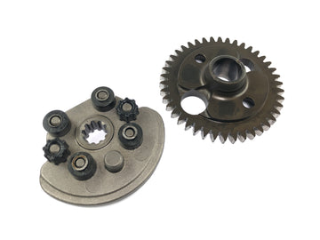 Kawasaki VN 800 VN800A [1996] - Vyvažovací hřídel, předřadník, tlumič, převodovka - 0