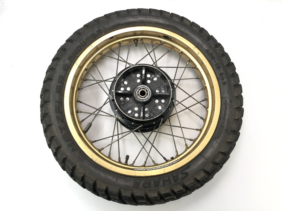 Yamaha XT 600 Z Ténéré 1vJ [1986] - Brzdem kola na zadní straně kola SPORING BRAKE