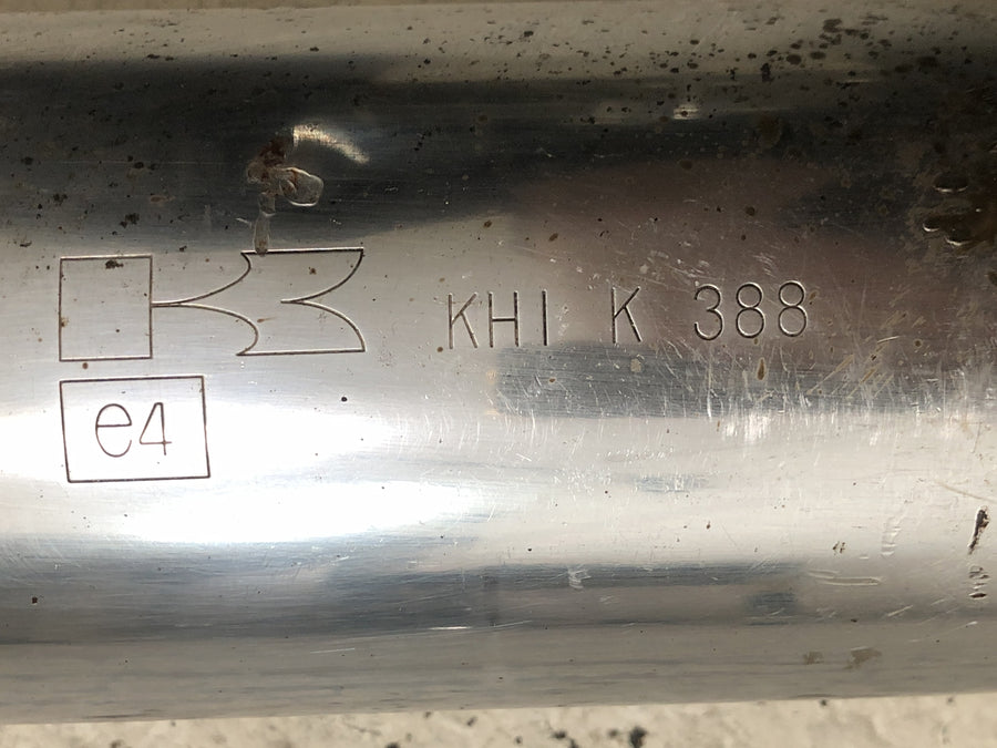 Kawasaki W 650 EJ650A [1999] - Výfukový systém levý, sběrné výfukové potrubí, tlumič