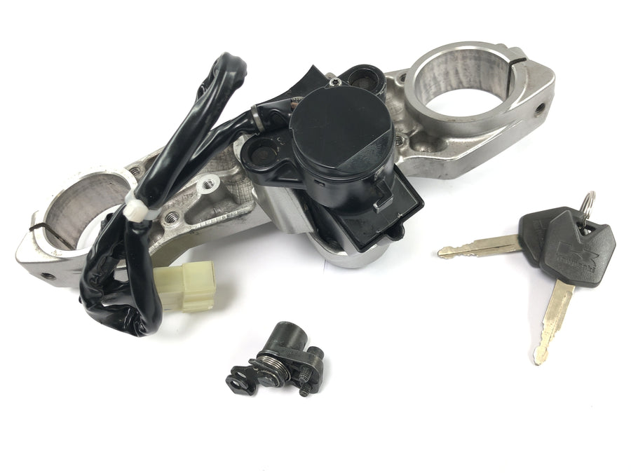 Kawasaki Versys KLE 650 A [2006] - Sada zámků s horním můstkem vidlice zámek zapalování zámek sedadla