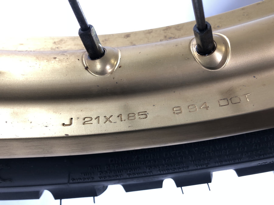 Honda NX 650 RD08 [1995] - Přední kola paprsky paprsky 21 palců předních tyčí