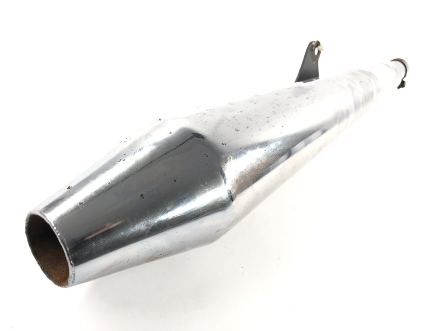 Triumph Bonneville T140V [1976] - Silencer na pravém výfuku