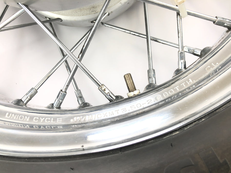 Triumph Bonneville T100 986MF [2012] - Ráfkové kolo zadního kola 3,50 x 17" paprskové kolo